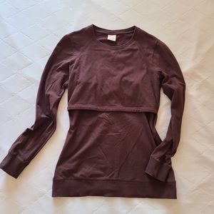 Boob Design Nursing Sweatshirt Medium.